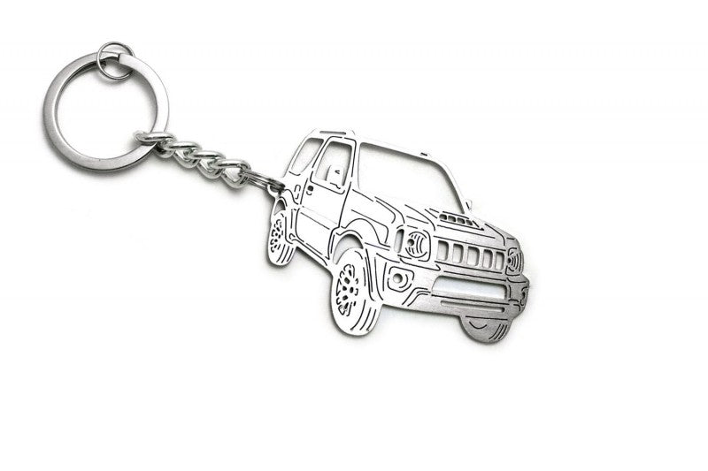 Car Keychain for Suzuki Jimny I (type 3D) - decoinfabric