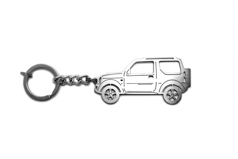 Car Keychain for Suzuki Jimny I (type STEEL) - decoinfabric