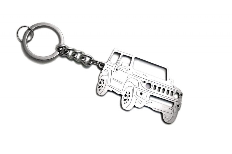 Car Keychain for Suzuki Jimny II (type 3D) - decoinfabric