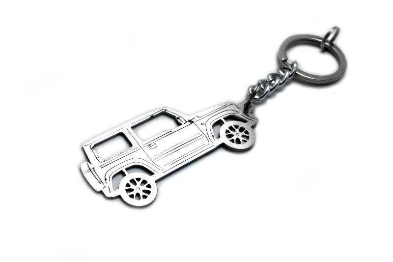 Car Keychain for Suzuki Jimny II (type STEEL) - decoinfabric