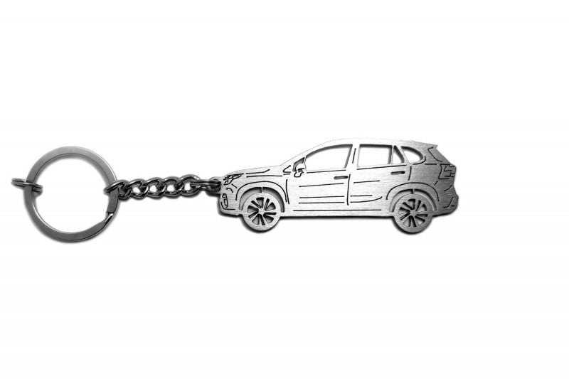 Car Keychain for Suzuki S-Cross III (type STEEL) - decoinfabric