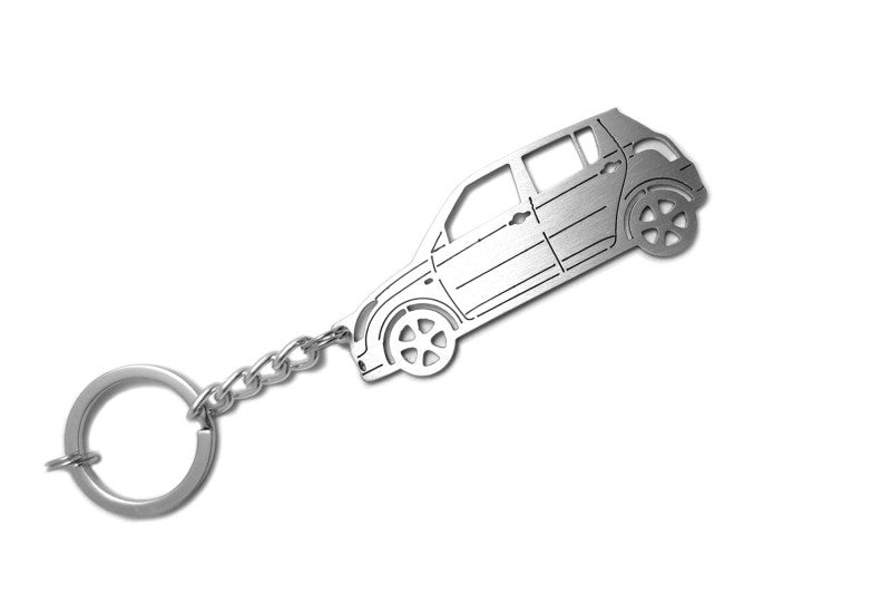 Car Keychain for Suzuki Swift II (type STEEL) - decoinfabric
