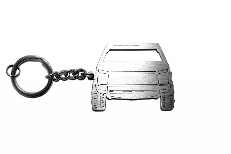 Car Keychain for Tesla Cybertruck (type FRONT) - decoinfabric