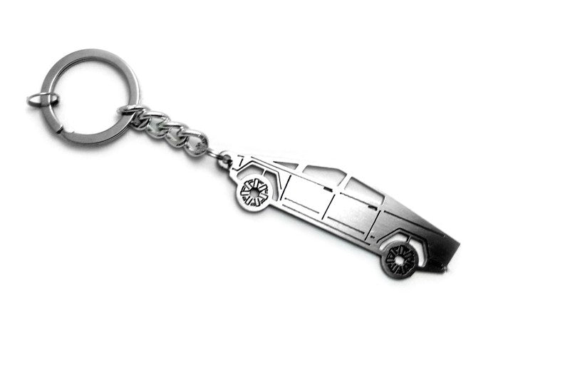 Car Keychain for Tesla Cybertruck (type STEEL) - decoinfabric