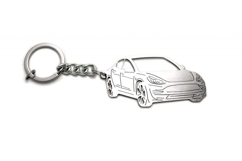 Car Keychain for Tesla Model 3 (type 3D) Keychains opdesign