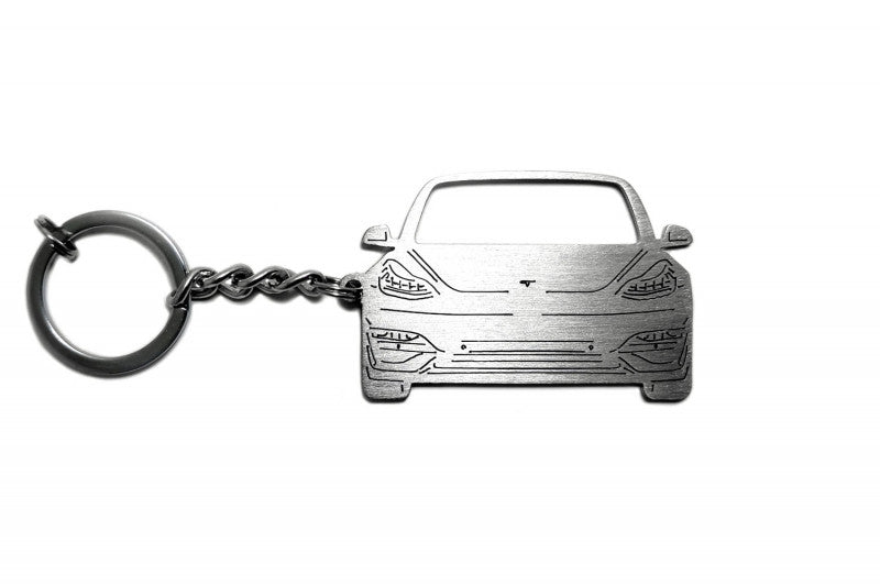 Car Keychain for Tesla Model 3 (type FRONT) - decoinfabric