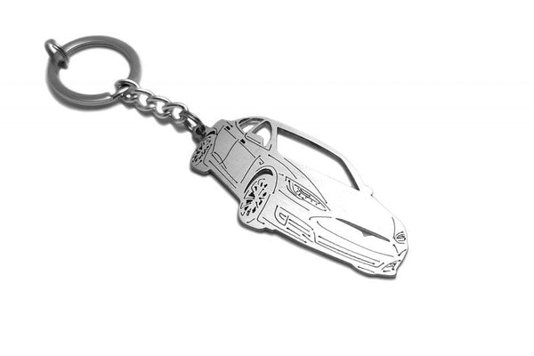 Car Keychain for Tesla Model S 2016+ (type 3D) - decoinfabric