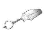 Car Keychain for Tesla Model S 2016+ (type 3D) Keychains opdesign