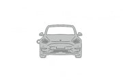 Car Keychain for Tesla Model Y (type FRONT) Keychains opdesign