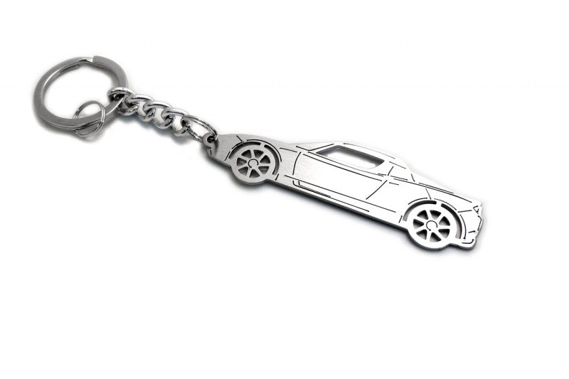 Car Keychain for Tesla Roadster (type STEEL) - decoinfabric