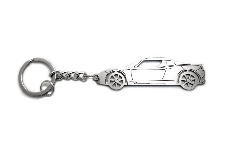 Car Keychain for Tesla Roadster (type STEEL) - decoinfabric
