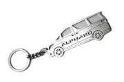 Car Keychain for Toyota Alphard III (type STEEL) Keychains opdesign