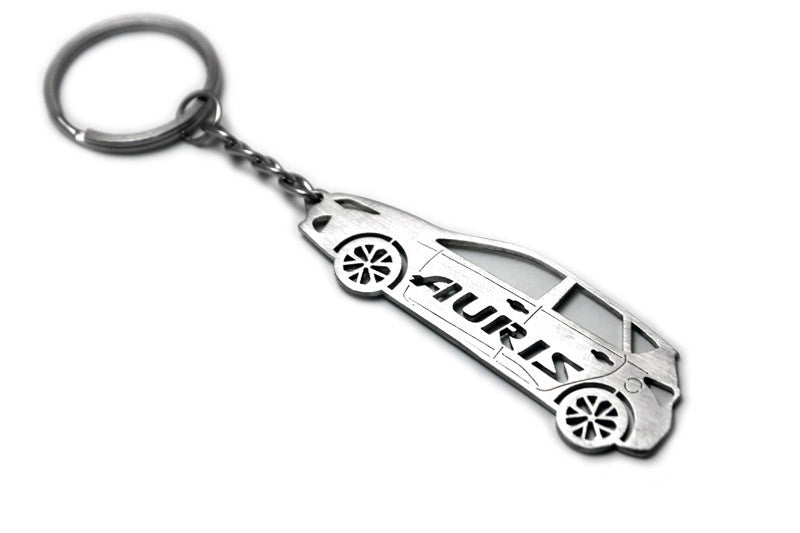 Car Keychain for Toyota Auris II (type STEEL) - decoinfabric