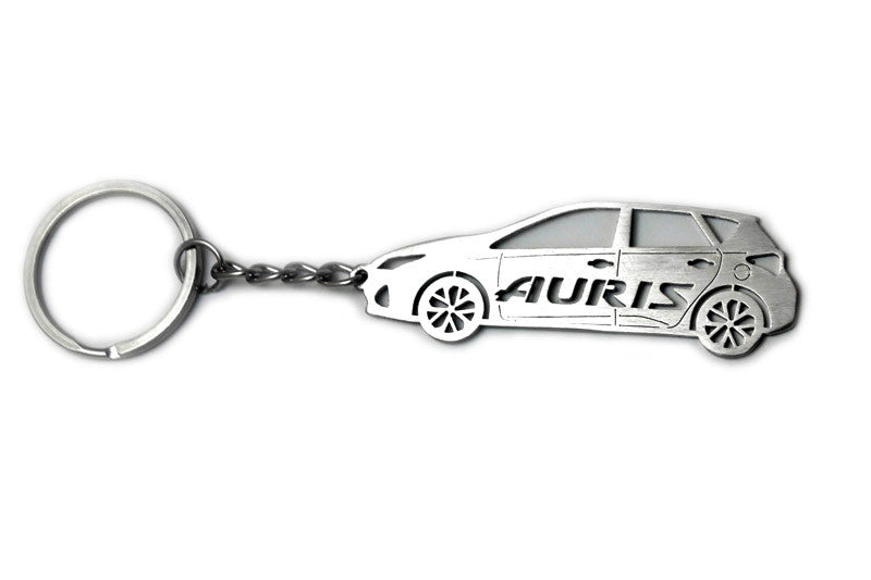 Car Keychain for Toyota Auris II (type STEEL) - decoinfabric