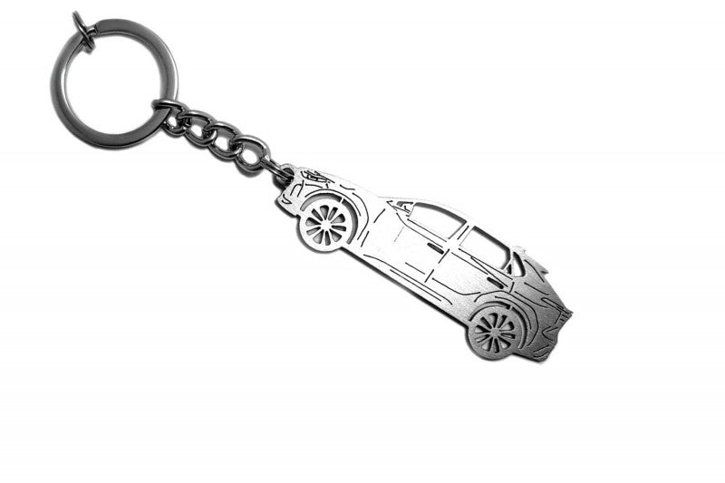 Car Keychain for Toyota bZ4X (type STEEL) - decoinfabric