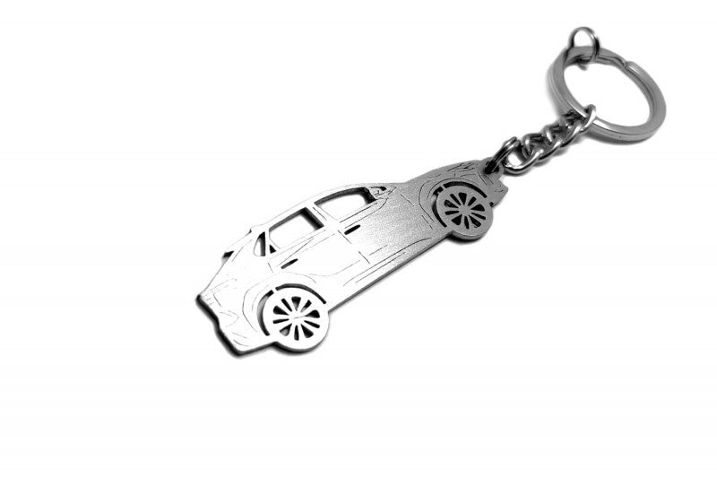 Car Keychain for Toyota bZ4X (type STEEL) - decoinfabric