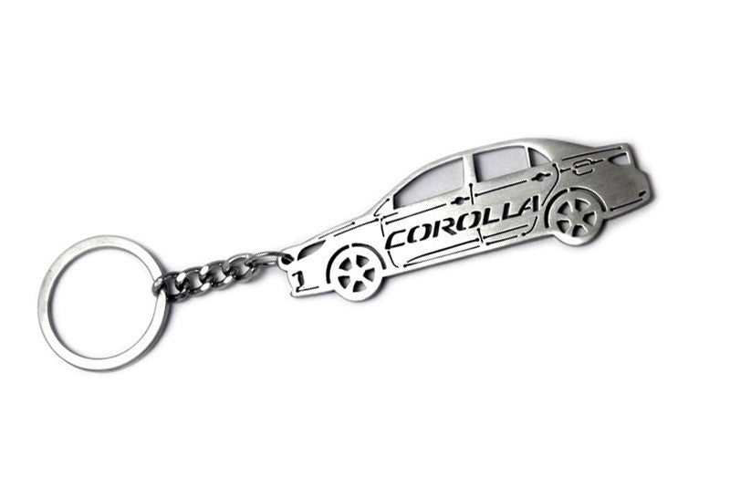 Car Keychain for Toyota Corolla X (type STEEL) Keychains opdesign