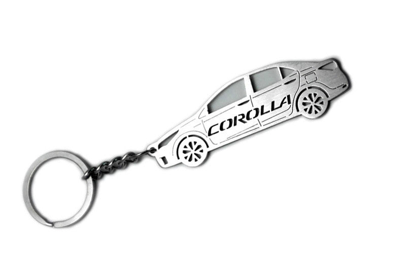 Car Keychain for Toyota Corolla XI (type STEEL) - decoinfabric