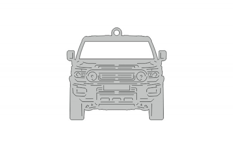 Car Keychain for Toyota FJ Cruiser (type FRONT) Keychains opdesign