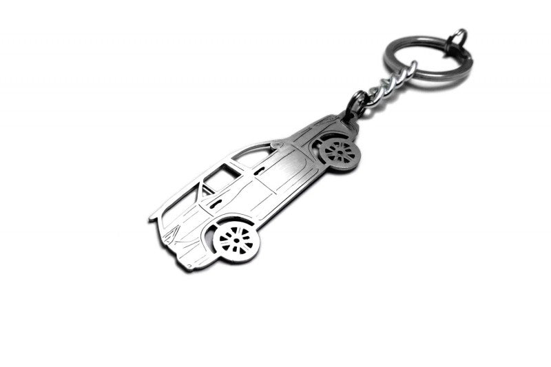 Car Keychain for Toyota Fortuner II (type STEEL) - decoinfabric