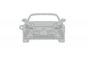Car Keychain for Toyota GR86 (type FRONT) Keychains opdesign