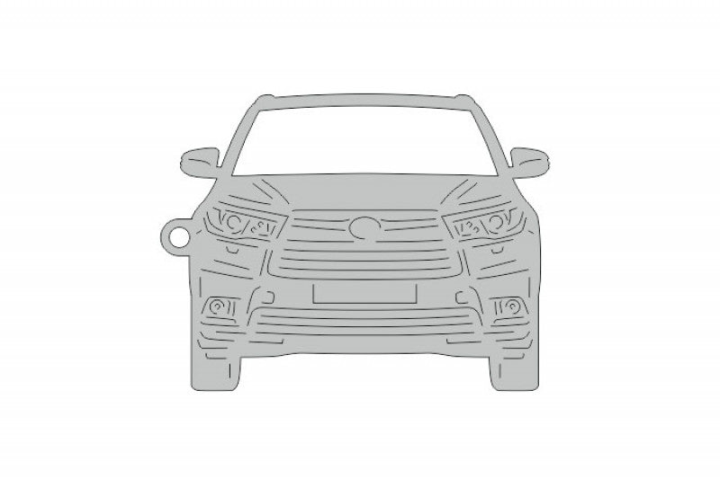 Car Keychain for Toyota Highlander III (type FRONT) Keychains opdesign