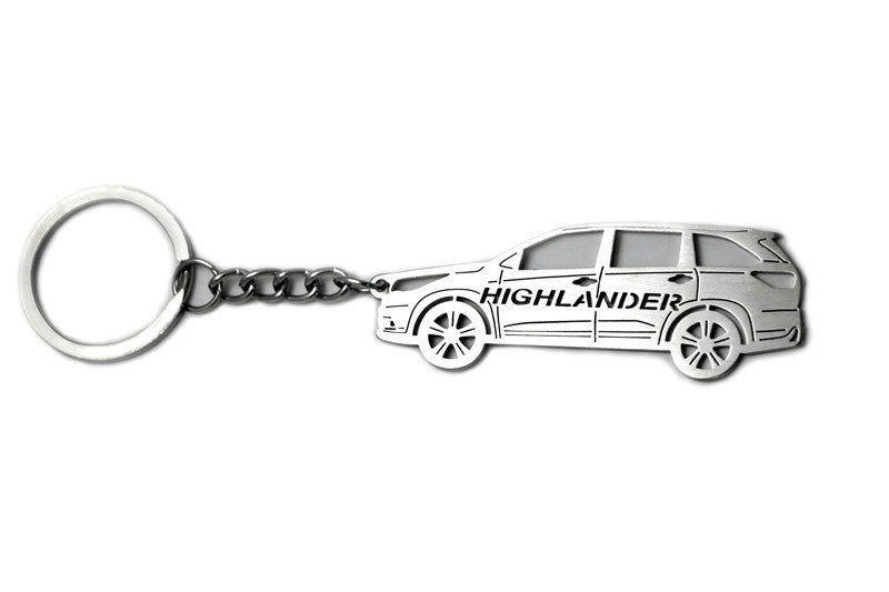 Car Keychain for Toyota Highlander III (type STEEL) Keychains opdesign