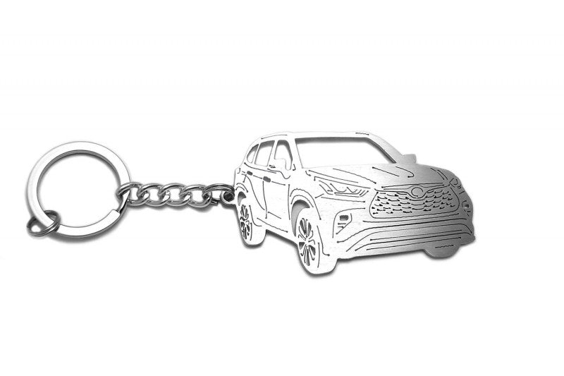 Car Keychain for Toyota Highlander IV (type 3D) - decoinfabric