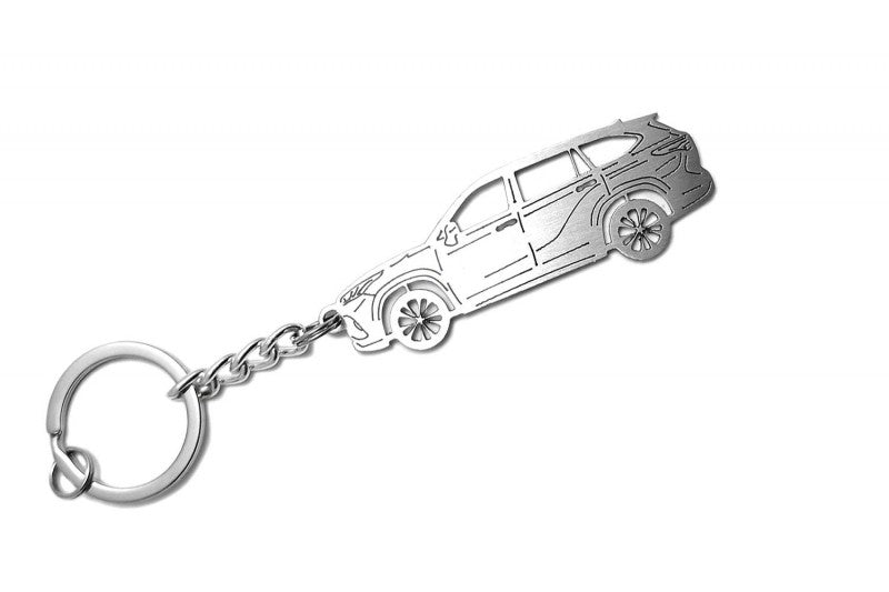 Car Keychain for Toyota Highlander IV (type STEEL) - decoinfabric