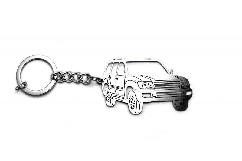 Car Keychain for Toyota LC 100 (type 3D) - decoinfabric