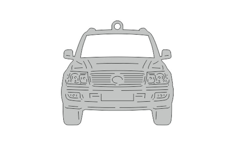 Car Keychain for Toyota LC 100 (type FRONT) Keychains opdesign
