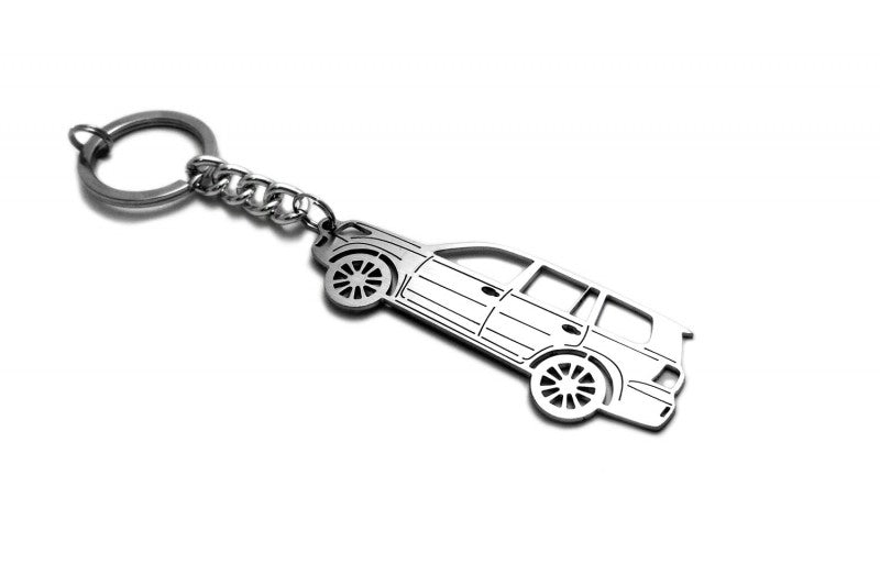 Car Keychain for Toyota LC 200 (type STEEL) - decoinfabric