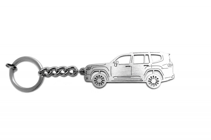 Car Keychain for Toyota LC 300 (type STEEL) - decoinfabric