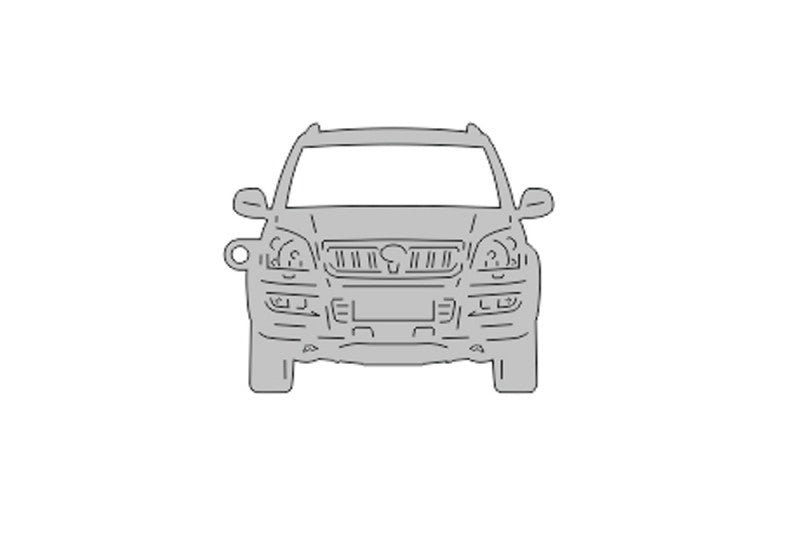 Car Keychain for Toyota Prado 120 2002-2009 (type FRONT) Keychains opdesign