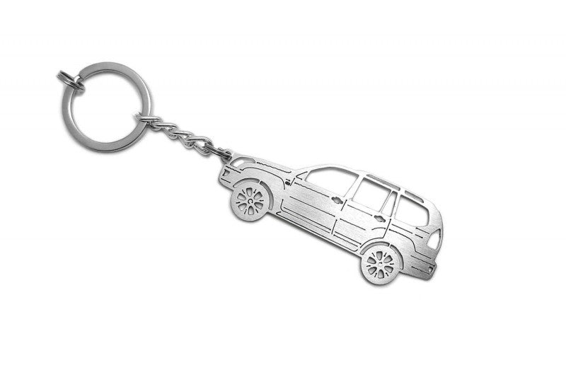 Car Keychain for Toyota Prado 120 (type STEEL) - decoinfabric