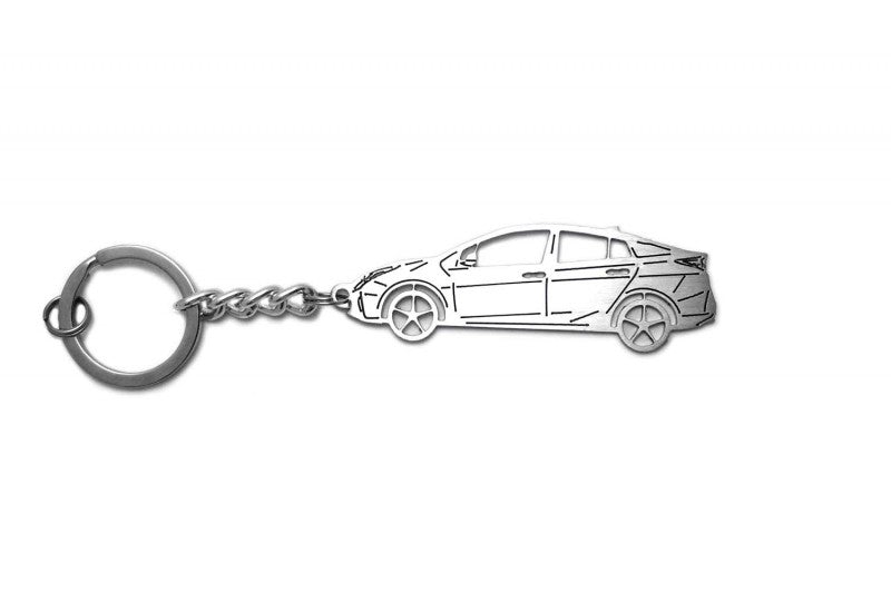 Car Keychain for Toyota Prius IV (type STEEL) - decoinfabric