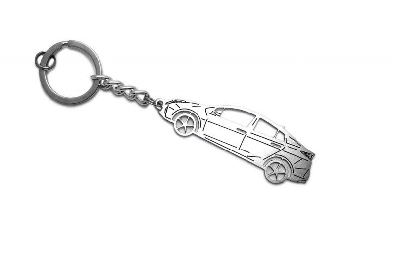 Car Keychain for Toyota Prius IV (type STEEL) - decoinfabric