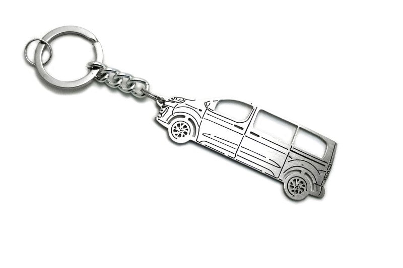 Car Keychain for Toyota Proace II (type STEEL) - decoinfabric