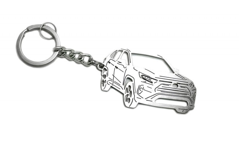 Car Keychain for Toyota Rav4 V (type 3D) - decoinfabric