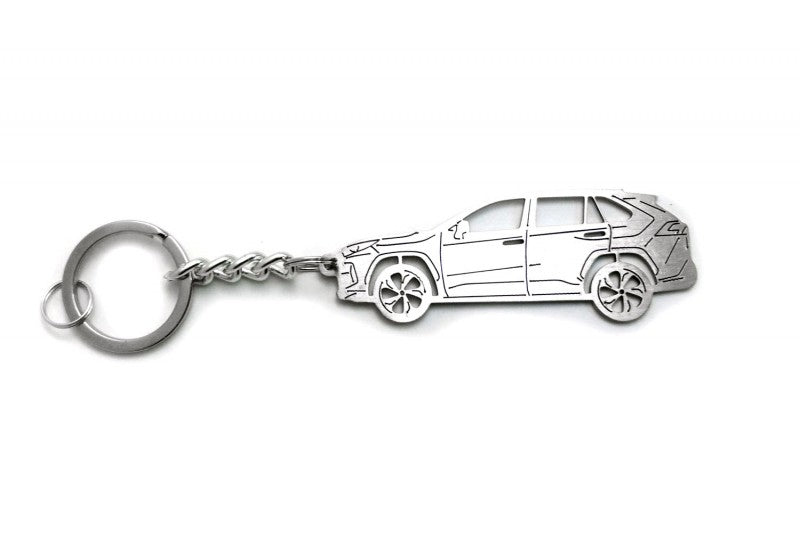 Car Keychain for Toyota Rav4 V (type STEEL) - decoinfabric