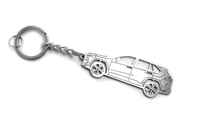 Car Keychain for Toyota Rav4 V (type STEEL) - decoinfabric