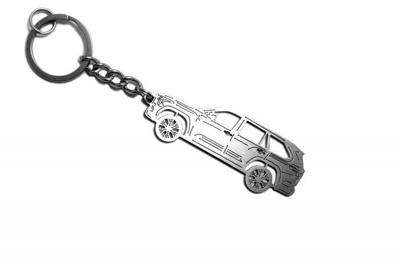 Car Keychain for Toyota Sequoia III (type STEEL) - decoinfabric