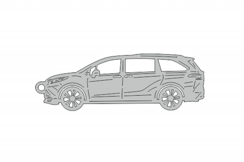 Car Keychain for Toyota Sienna IV (type STEEL) Keychains opdesign