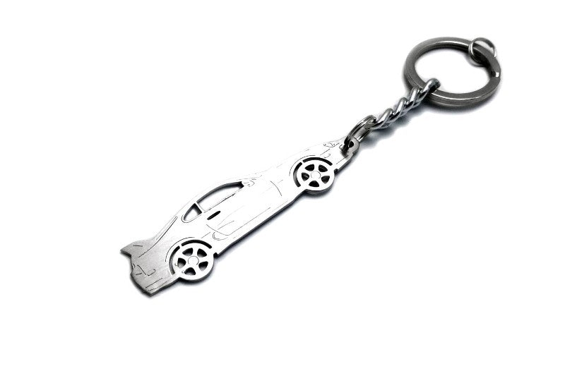 Car Keychain for Toyota Supra IV (type STEEL) - decoinfabric