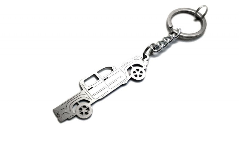 Car Keychain for Toyota Tacoma III (type STEEL) - decoinfabric