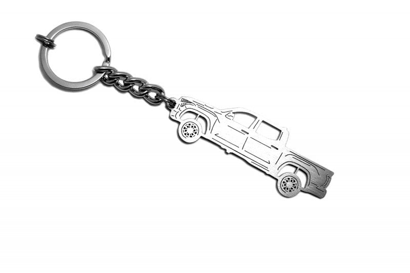 Car Keychain for Toyota Tundra IV (type STEEL) - decoinfabric