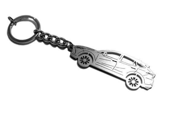Car Keychain for Toyota Venza II (type STEEL) - decoinfabric
