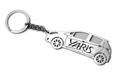 Car Keychain for Toyota Yaris III (type STEEL) Keychains opdesign