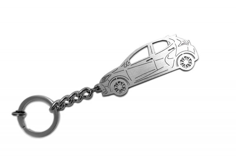 Car Keychain for Toyota Yaris IV (type STEEL) - decoinfabric