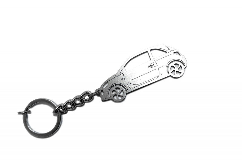 Car Keychain for Vauxhall Adam (type STEEL) - decoinfabric